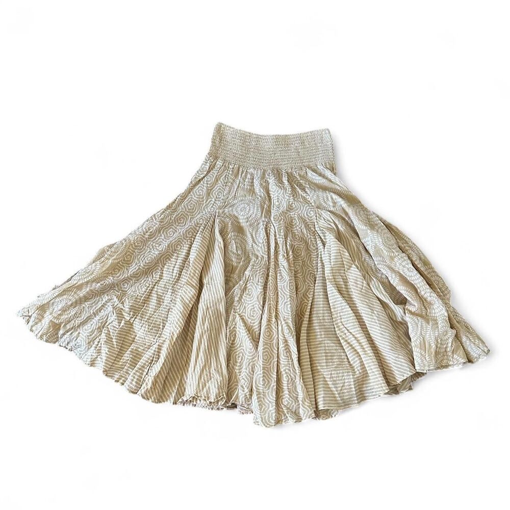 Cottagecore Fairy Boho Context Maxi Skirt Medium